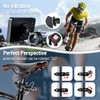 FEISIKE Handlebar Bike Mirror, Bicycle Rear View camera with 4.3''