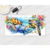 Twisted R Design Tropical Sea Turtles Front License Plate Car