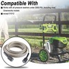 25-Foot Pressure Washer High Pressure Hose with m22 connector, Replacement