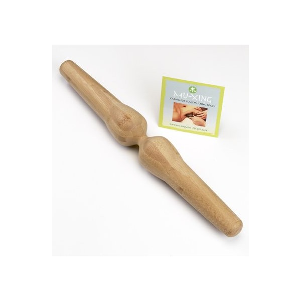 Mu-Xing Embracing Spine 2 - Perfect for Large Muscles | Made from 100% Bamboo with a Contoured Handle