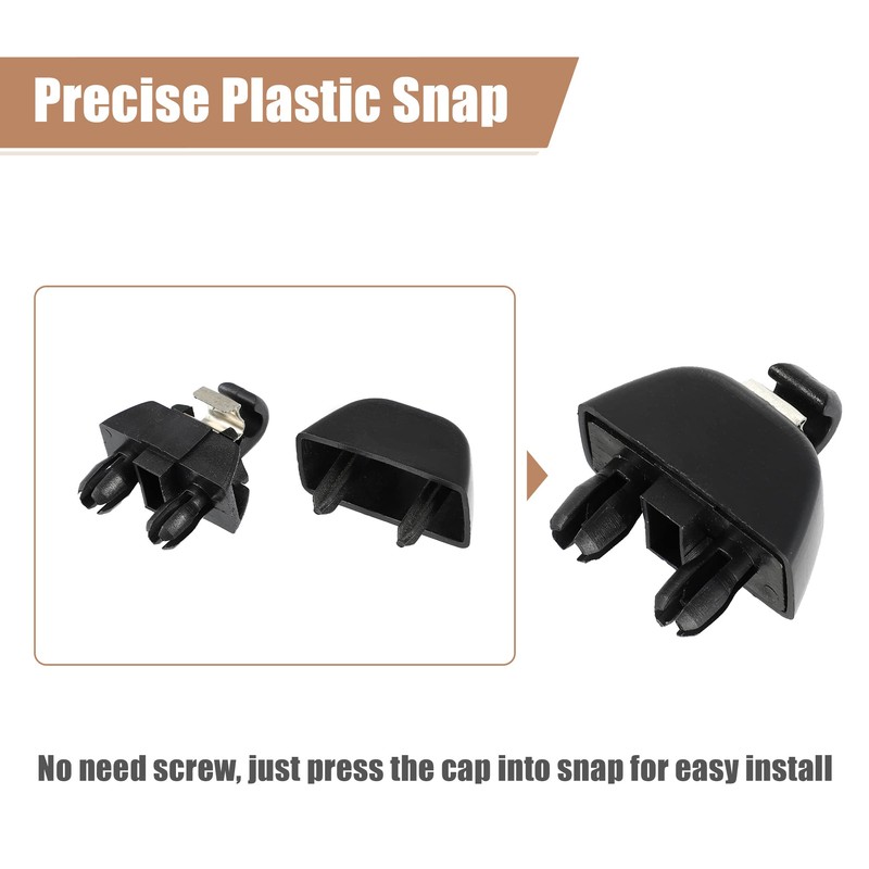 X AUTOHAUX 2 pieces sun visor support clip retainer 4F0857561