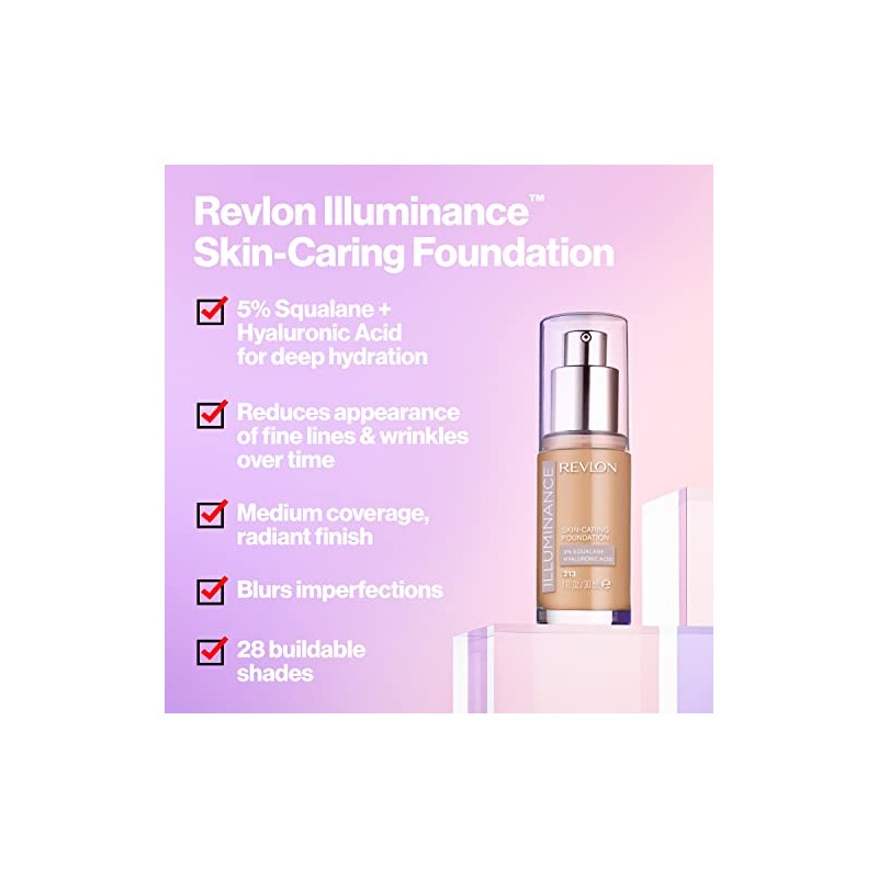 Maquillaje Líquido Revlon Illuminance tono 217 Beige