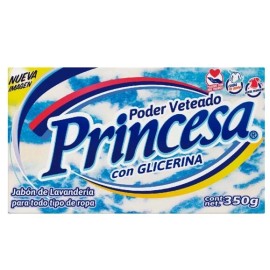 Princesa 6 PRINCESA JABON DE BARRA LAUNDRY BAR SOAP - 6BARRAS  350g c/u