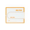 Velites White Nylon Wrist Wraps for Weightlifting, Unisex, One Size