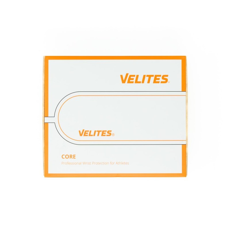 Velites White Nylon Wrist Wraps for Weightlifting, Unisex, One Size