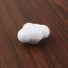 Semetall 6pcs Ceramic Cabinet Knobs with Cloud Shape,Clouds Dresser Knobs