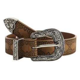 Scarlet Darkness Western Belts for Women Cowgirl Renaissance Pirate Belt Brown Belts for Dresses Brown 2XL