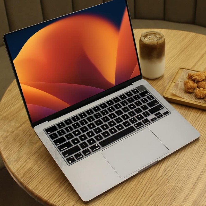 MasiBloom Silicone Keyboard Cover Skin for 2026-2021 MacBook Pro 14"