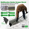 Smarkey Floor Scraper, Garden Scraper Shovel, Cleaning Remove Tool With