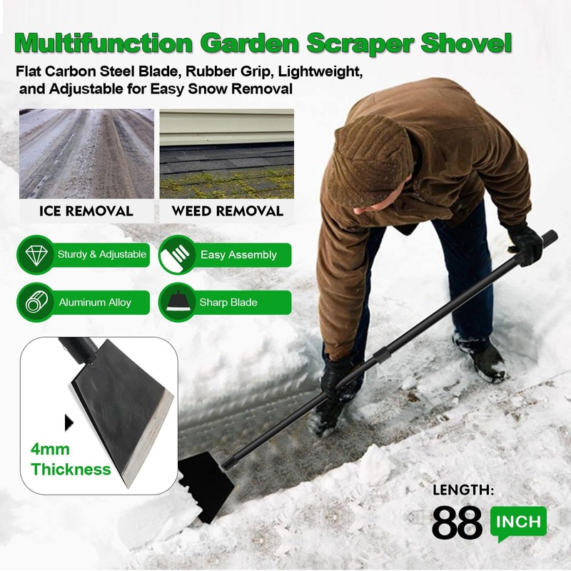 Smarkey Floor Scraper, Garden Scraper Shovel, Cleaning Remove Tool With