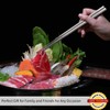 Tibitdeer Titanium Chopsticks, 2 Pairs 9 Inch Reusable Dishwasher Safe