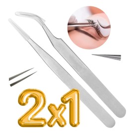 Pinzas Pestañas Postizas Vetus ST-11 Acero Inoxidable Antimagnético