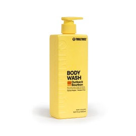 Tooletries - Superior Lather Men's Body Wash - Outback Bourbon Scent - Moisturizing Shower Gel with Tazman Pepper - Extra Fresh, Paraben Free - Reusable Bottle - 500ml