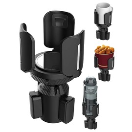 Cup Holder Expander for Car, Car Drink Cup Holder Expander, The Stable and Malleable Bottom & Arms are Compatible with Most Cups, Drinks, and Cars…