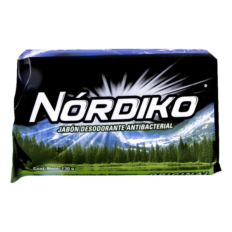 Jabón En Barra Desodorante Antibacterial 130g Nordiko
