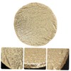 CIYODO Golden Sequin Table Cover Round Shiny Tablecloth for Weddings
