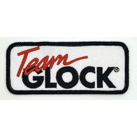 Retro Team Glock Firearms Patch Iron on Guns Pistol Vintage Style Retro Cap Hat Jacket