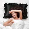 PiccoCasa Satin Pillowcases for Hair and Skin, Retro Silky Pillow