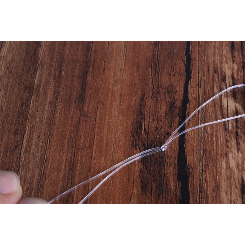 KONMAY 0.6mm Stretchy Bracelet String, 38 Yards Elastic Crystal String,Thin