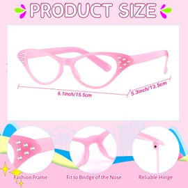 Matiniy Old Lady Costume 100th Day of School Glasses Lanyards Beaded Hair Dressing Curlers Costume Accessory Sets (Style3)