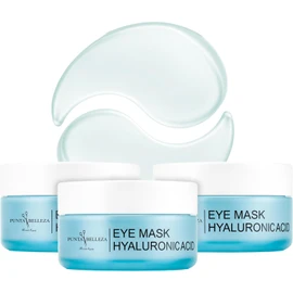 Punta Belleza Parches para Ojos con Ácido Hialurónico Mascarilla Hidratante Antiarrugas y Antiojeras 60 Piezas c/u Cuidado Ocular - 3 PACK