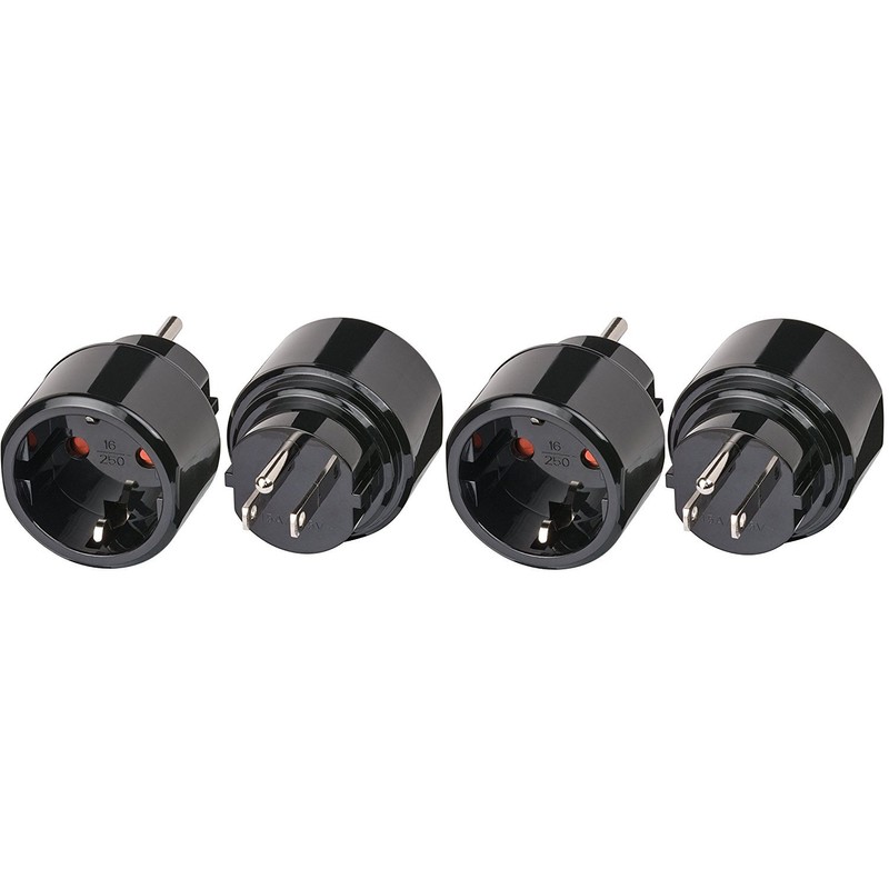 Brennenstuhl 1508550 Socket Adaptor Black