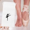 6 Pcs Ballet Shoes Bags Double Drawstring Shoe Bags, Pointe