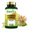 Etanics Vitamin B Complex High Strength - 60 Vegan Tablets