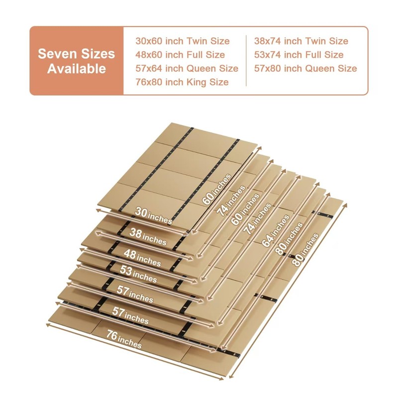 Imperius Mattress Support Wooden Bunkie Board/Bed Slats/Queen Bed Board Under