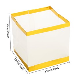 Aketek 20 Pack Square Chinese Lanterns Wishing, Praying, Floating, River Paper Candle Light