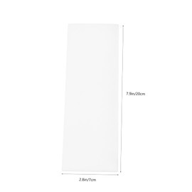 FOMIYES Hair Removal Strips 200pcs Muslin Wax Strips Thin Firm Skin-friendly Cuttable No Wax Included