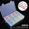 500Pcs Solder Seal Wire Connector Waterproof Heat Shrink Butt Connector