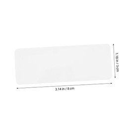 TEHAUX 50pcs Reusable Dry Erase Magnetic Labels Flexible Name Tags for Classroom Office Home Organizing Writable Magnets for Whiteboards Refrigerators Cabinets