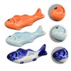 Cabilock Unique Fish Ceramic Chopstick Rests Holders Sturdy and Stylish