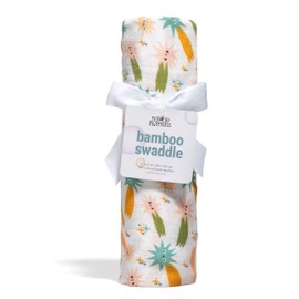Rookie Humans Viscose from Bamboo Muslin Swaddle Blankets for Baby Girls and Boys - 47 x 47 inches Swaddling Blankets - Newborn Baby Essentials, Space Theme