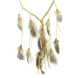 Kopfschmuck Kleiner Falke mit Federn zum Wilder Westen Indianer Kostüm