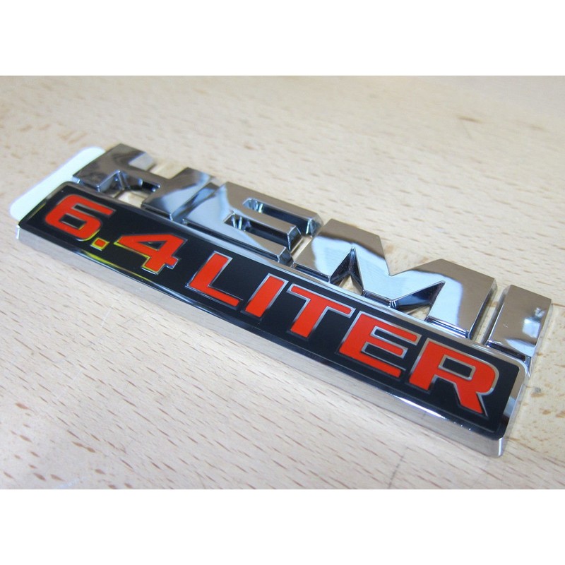 Dodge Ram Jeep 6.4 Liter Hemi Logo Decal Emblem Nameplate