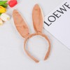 Matreeglam Easter Bunny Ears Headband for Women, Plush Foldable Bunny
