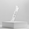 My-Blades® - Silver - 100 Single Sided German Steel Razor