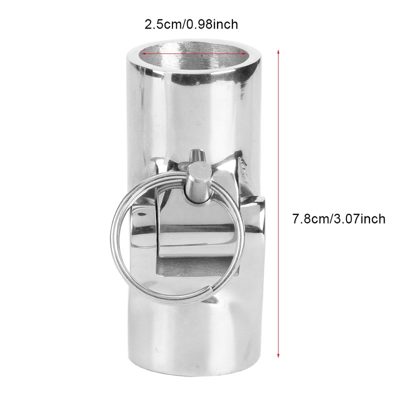 Marine Stainless Steel Folding Swivel Coupling Tube Pipe Connector with