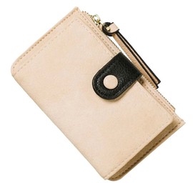 Round Sheep fas16 Women's Key Case, Stylish, Coin Purse, Card Case, Small, Pastel, Cute, white