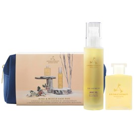 Aromatherapy Associates - Mind & Muscle Ease Duo - De-Stress Mind Bath & Shower Oil, De-Stress Body Oil, Wellbeing Gift Collection, Recharge, Reset and Rebalance