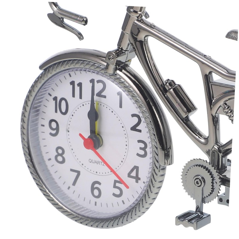 Mobestech Bicycle Alarm Clock Creative Clock for Desktop Decoration Lightweight