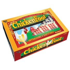 University Games, ChickenFoot Double 9 Color Dot Professional Size Dominoes for 1 to 8 Players Ages 6 and up