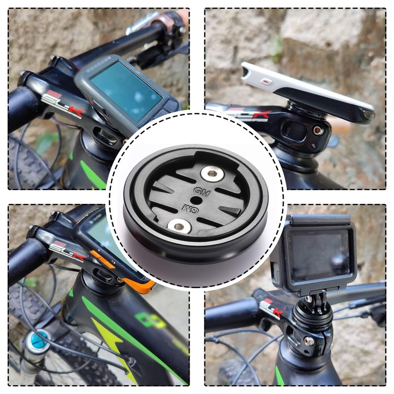 SANTUO Bicycle Stem Top Cap Headset Mount for Garmin Edge