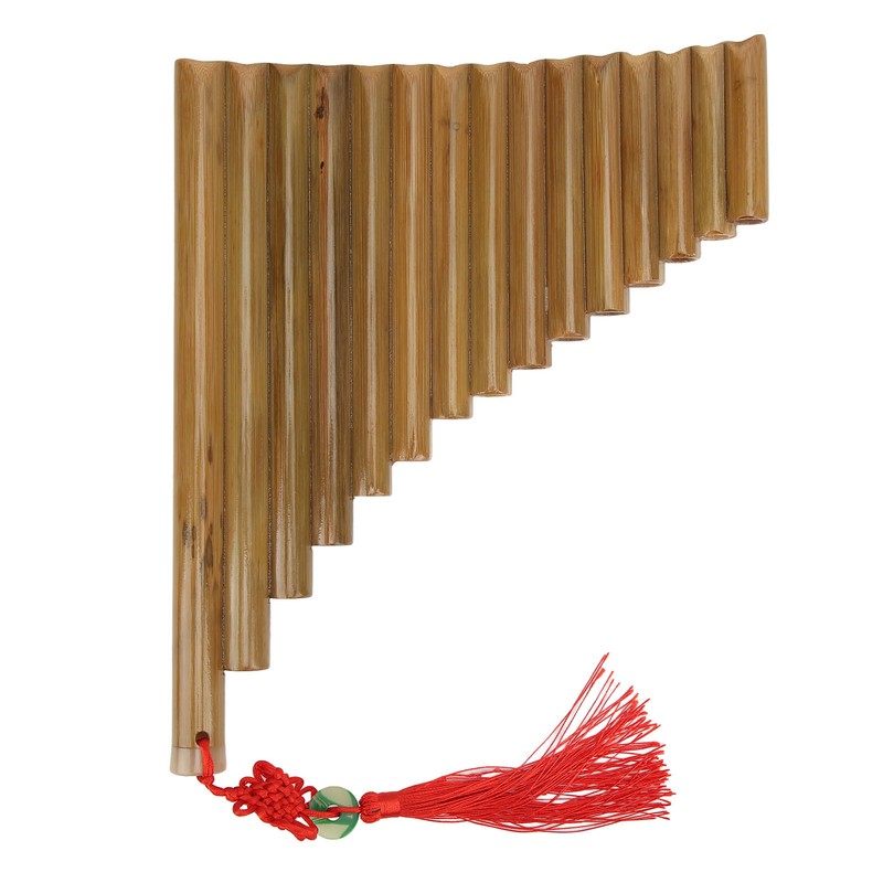 Pan Flute 15 Pipes G Key Chinese Traditional Musical Instrument