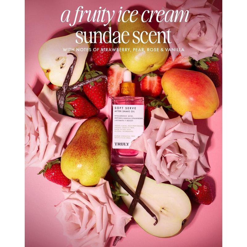 Soft Serve After Shave Oil - Strawberry & Vanilla Scent