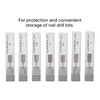 7pcs Nail Grinding Bits Professional Portable Nail Gel Removal Tungsten