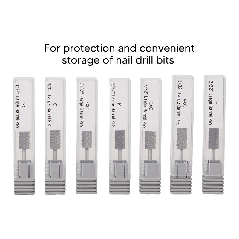 7pcs Nail Grinding Bits Professional Portable Nail Gel Removal Tungsten
