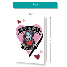 Horror Valentines Day Card Gifts for Best Boyfriend Husband Fiance Hubby